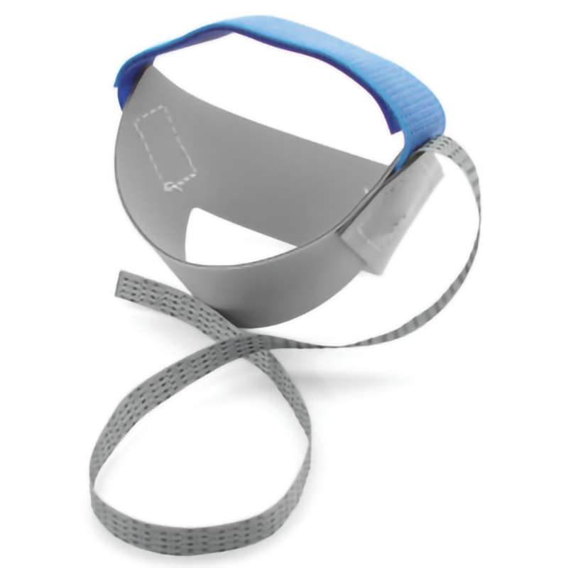 Heel Grounder, Hook & Loop, ESD-Safe, Non-Marking, Three Layer Rubber, Blue